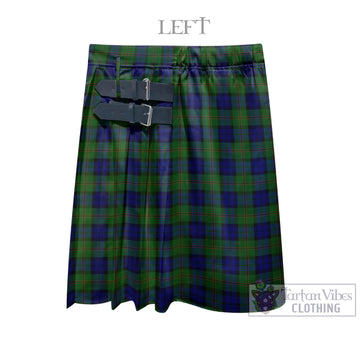 Dundas Modern Tartan Men's Pleated Skirt - Fashion Casual Retro Scottish Kilt Style