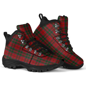 Dundas Red Tartan Alpine Boots