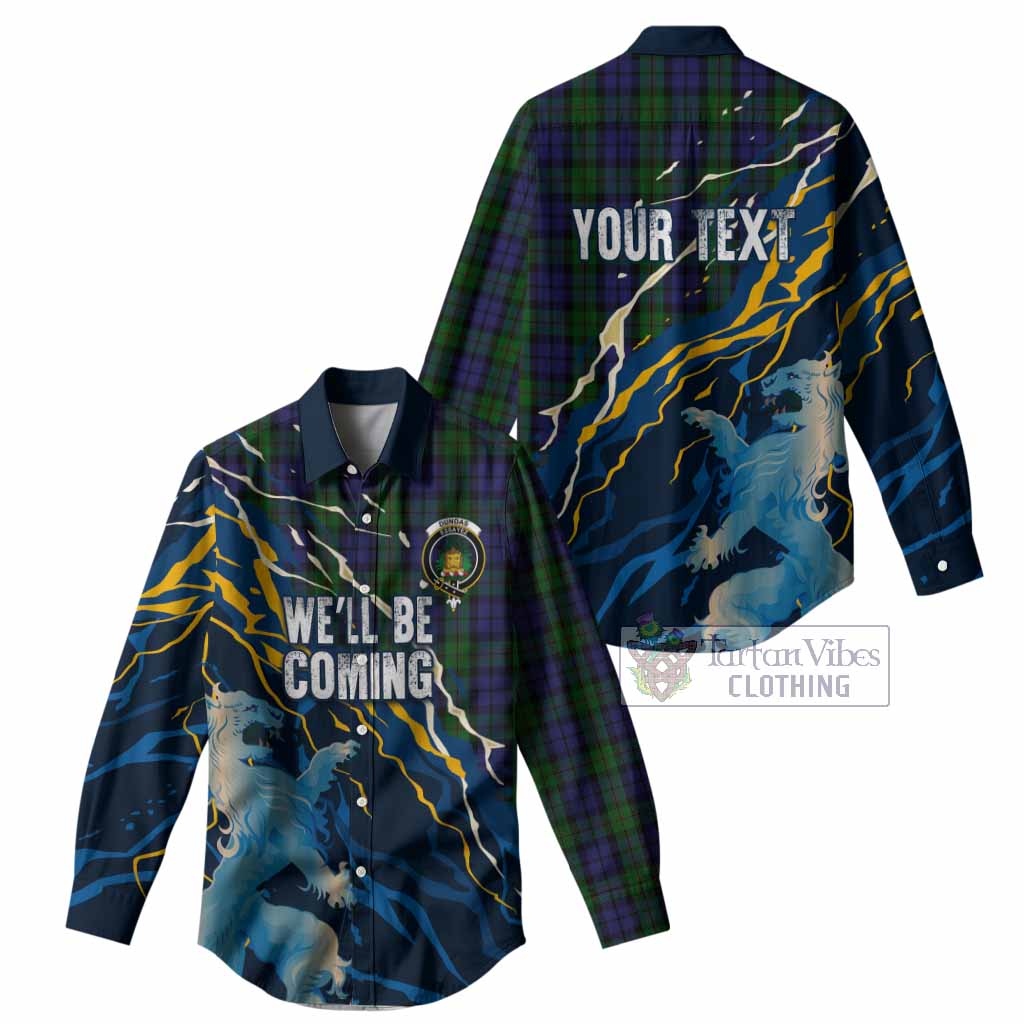 Dundas Scotland Tartan Women Casual Shirt WC2026 Football - We'll Be Coming