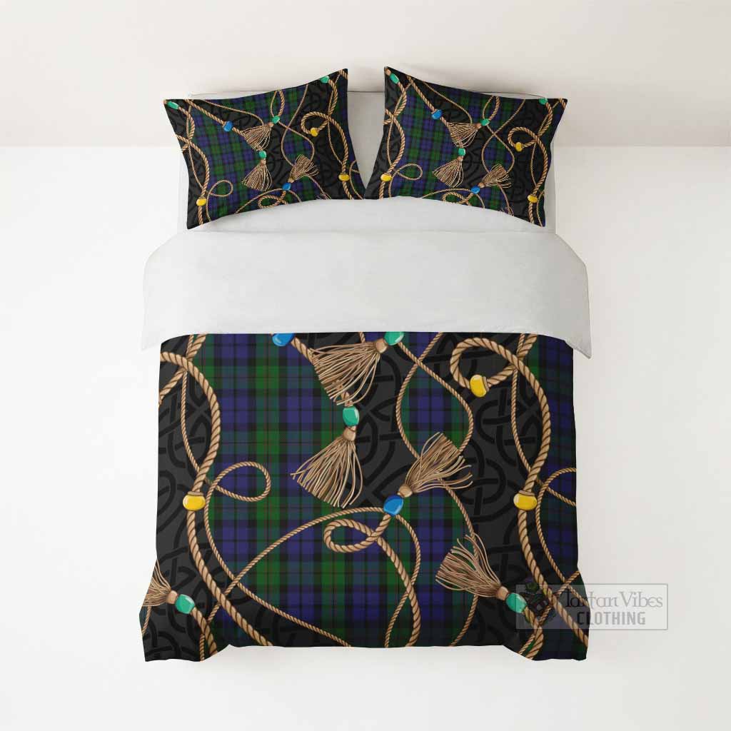Dundas Scottish Tartan Twisted Ropes Stylized Bedding Set - Tartan Vibes Clothing