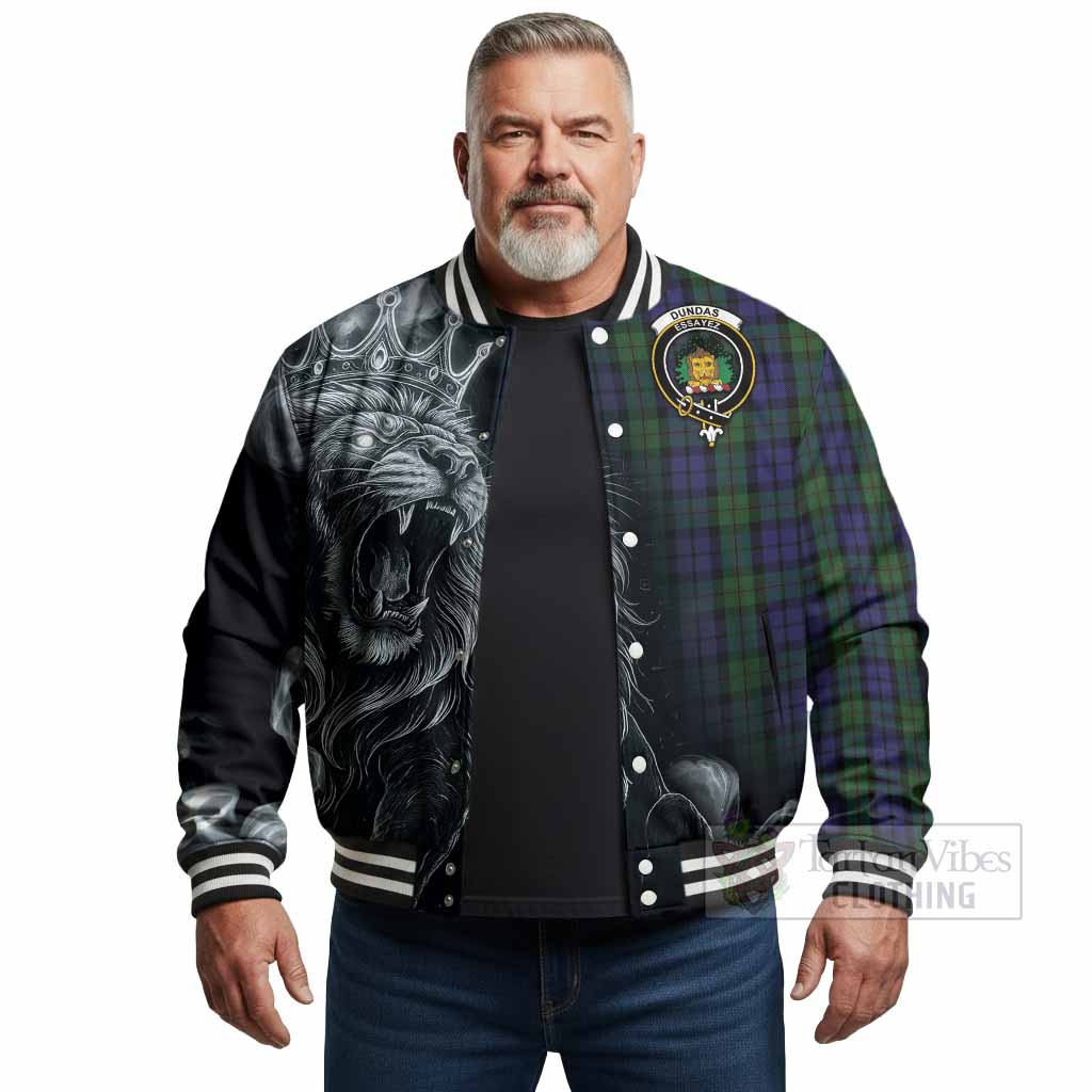 Dundas Tartan Baseball Jacket Roaring Lion Heritage