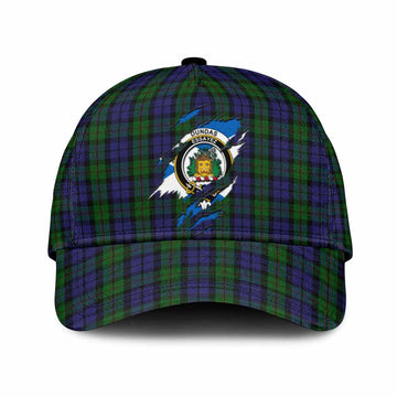 Dundas Tartan Classic Cap with Family Crest In Me Style