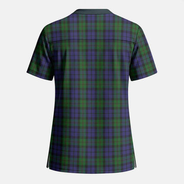 Dundas Tartan Scrub Top - Tartan Vibes Clothing