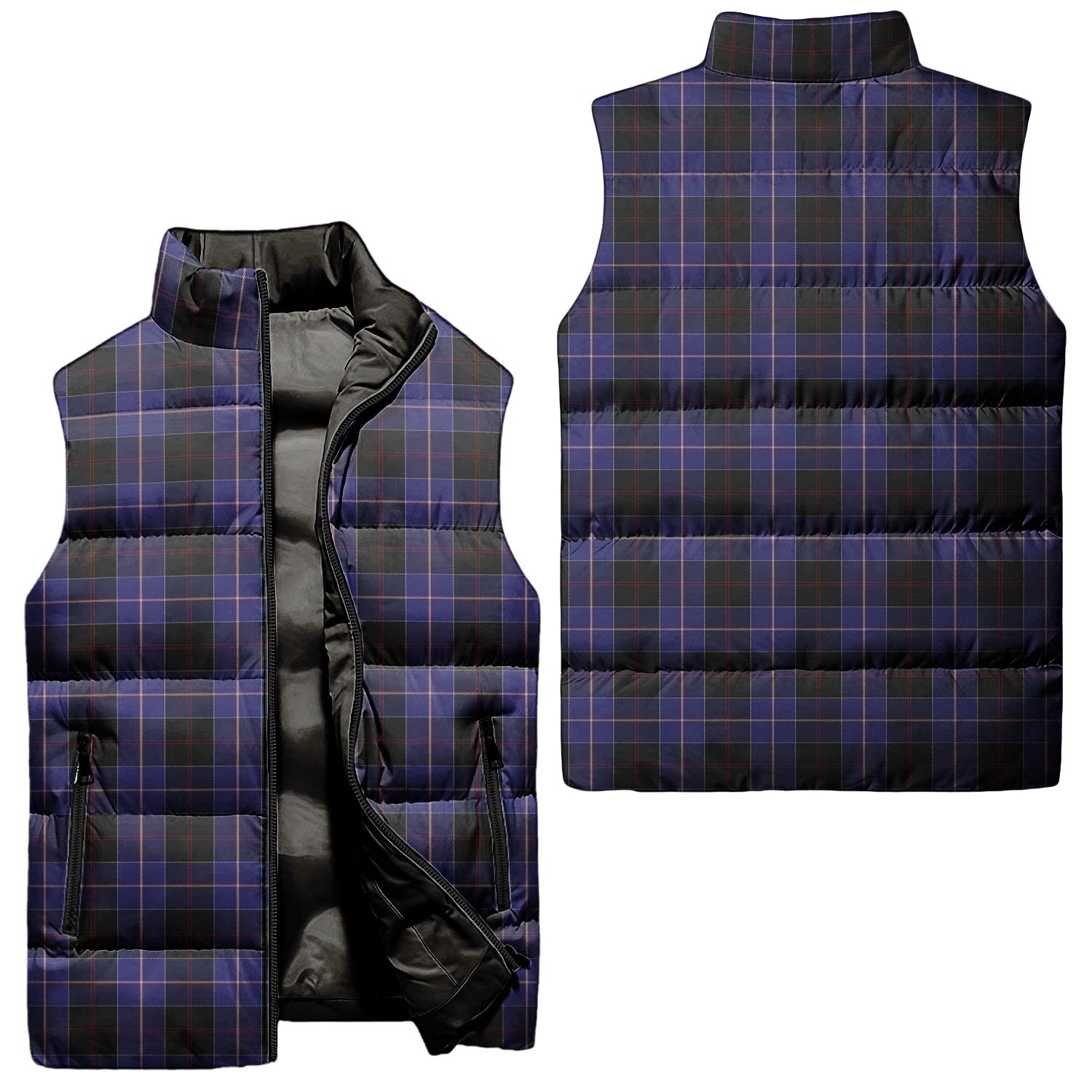 Dunlop Tartan Sleeveless Puffer Jacket Unisex - Tartanvibesclothing