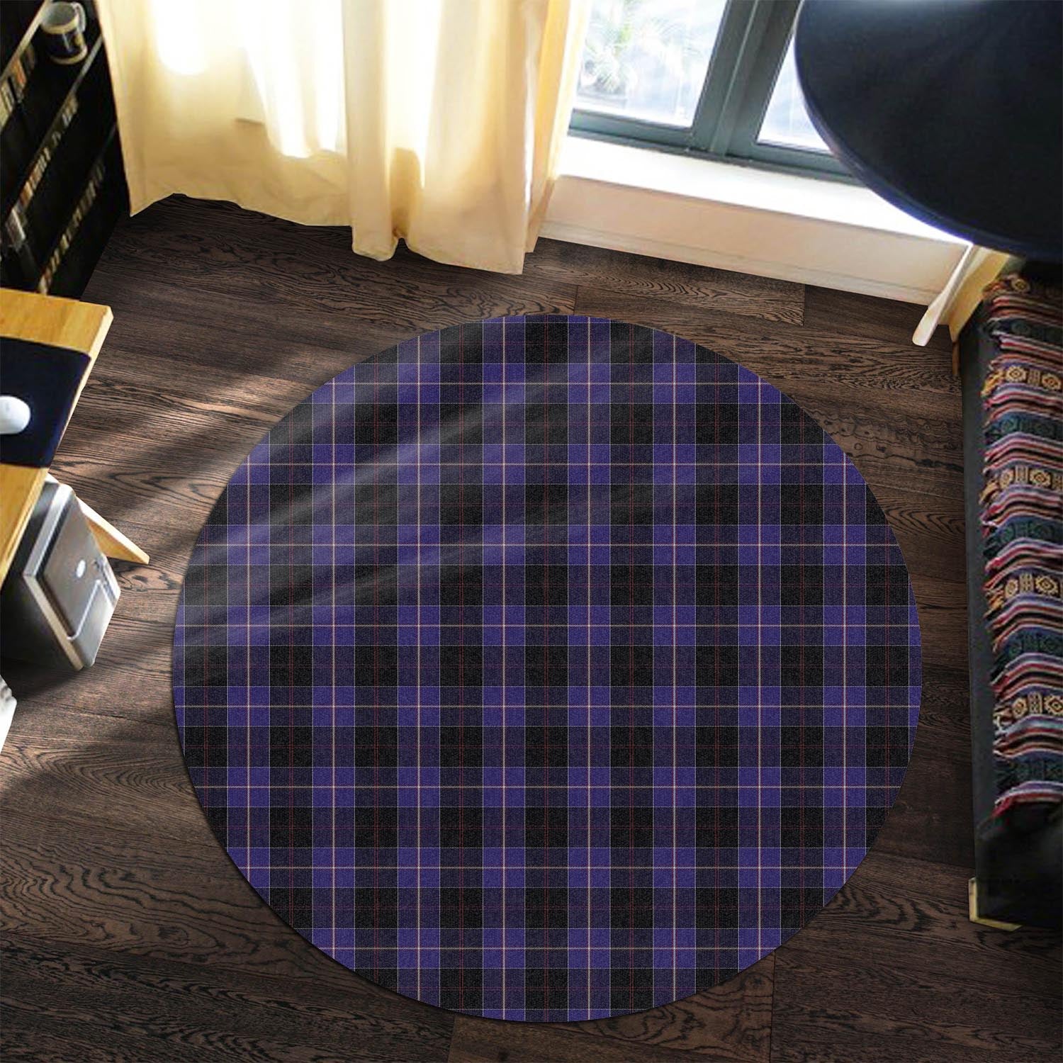 Dunlop Tartan Round Rug - Tartanvibesclothing