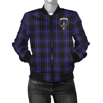 Dunlop Tartan Bomber Jacket with Family Crest