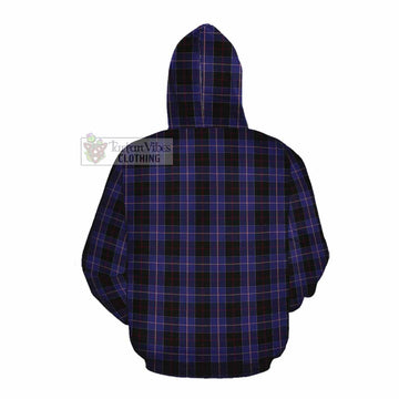 Dunlop Tartan Cotton Hoodie with Family Crest DNA In Me Style