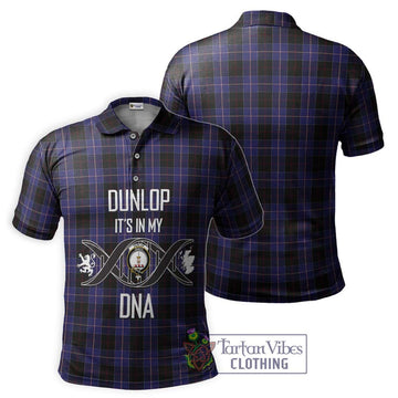 Dunlop Tartan Polo Shirt with Family Crest DNA In Me Style
