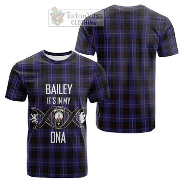 Tartan Vibes Clothing Dunlop Tartan Cotton T-shirt with Family Crest DNA In Me Style