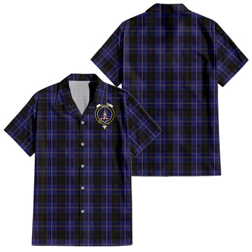 Dunlop Tartan Hawaiian Shirt with Family Crest