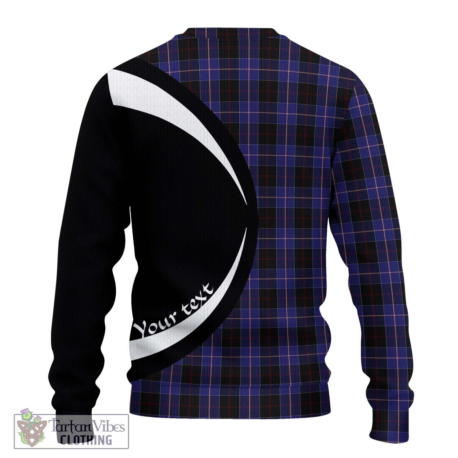 Dunlop Tartan Ugly Sweater with Family Crest Circle Style - Tartan Vibes Clothing