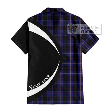 Dunlop Tartan Hawaiian Shirt with Family Crest Circle Style