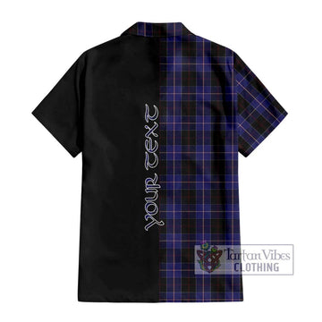 Dunlop Tartan Hawaiian Shirt with Family Crest and Half Of Me Style