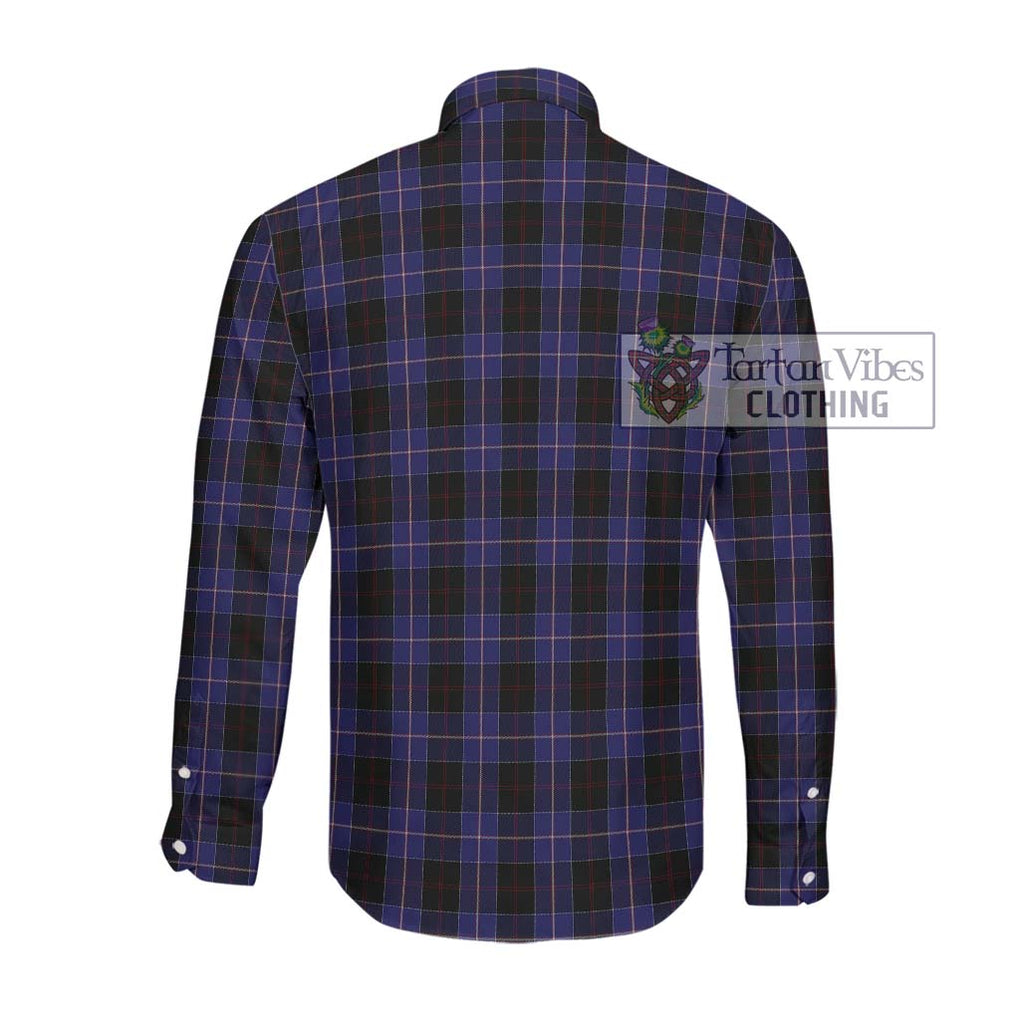 Dunlop Tartan Long Sleeve Button Shirt with Family Crest DNA In Me Style - Tartanvibesclothing Shop