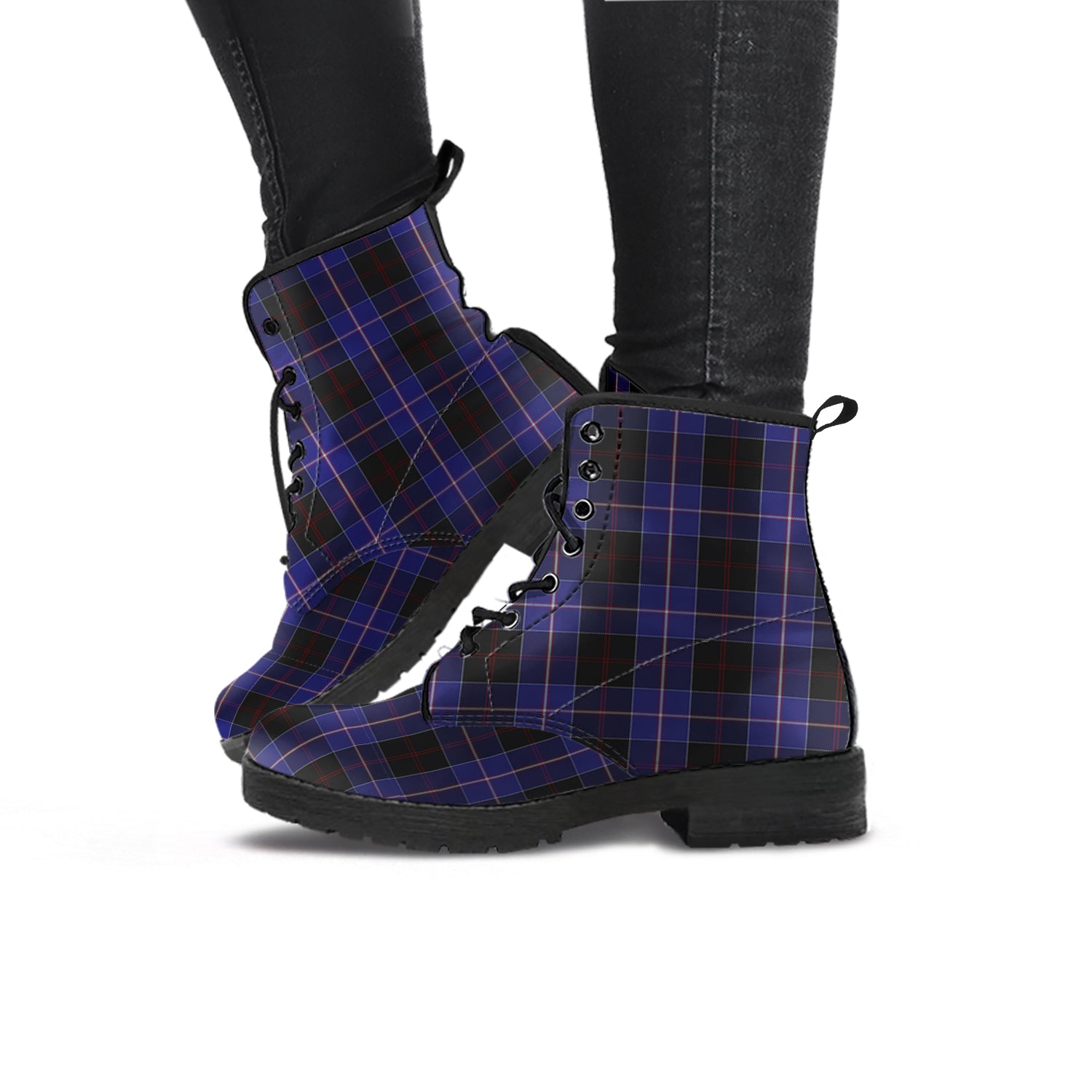 dunlop-tartan-leather-boots