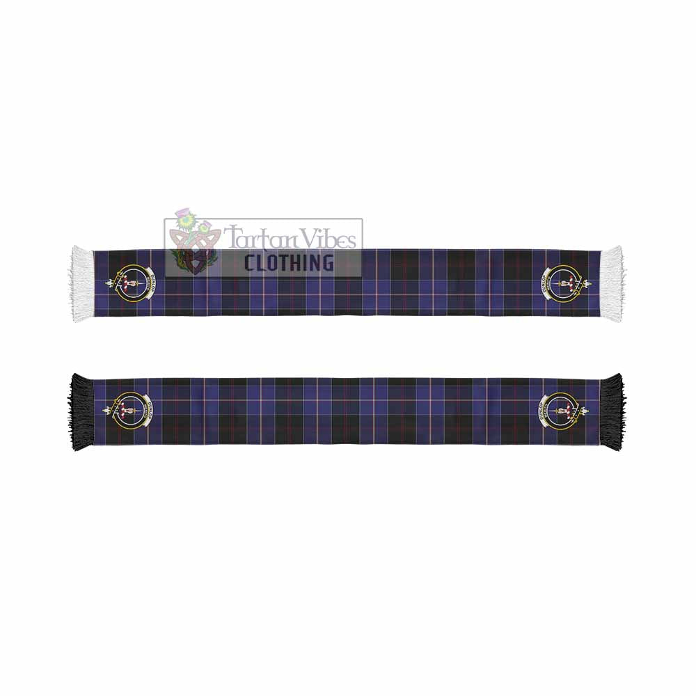 Tartan Vibes Clothing Dunlop Tartan Ruffneck Scarf with Family Crest