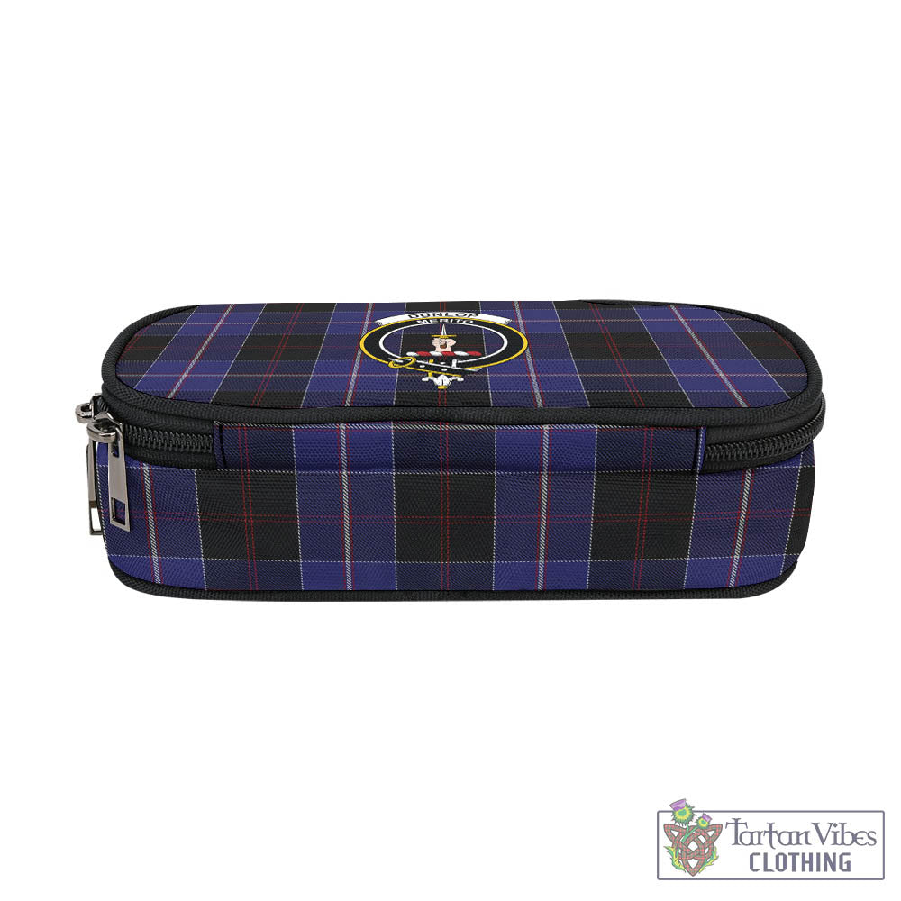 Tartan Vibes Clothing Dunlop Tartan Pen and Pencil Case with Family Crest