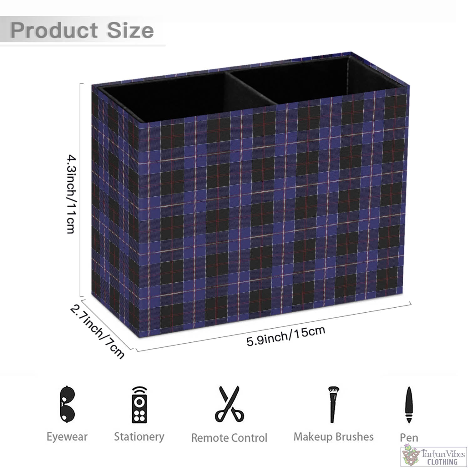 Tartan Vibes Clothing Dunlop Tartan Pen Holder