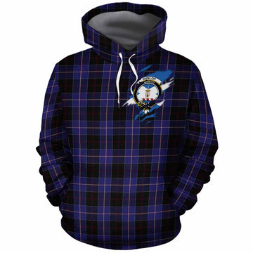 Dunlop Clan Crest In Me Tartan Cotton Hoodie Scotland Flag Style