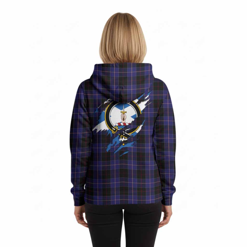 Dunlop Clan Crest In Me Tartan Hoodie Scotland Flag Style