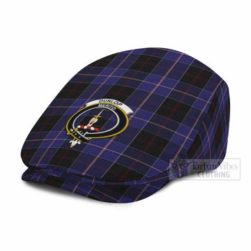 Dunlop Family Crest Tartan Jeff Cap, Tartan Flat Cap
