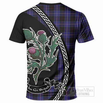 Dunlop Family Crest Tartan T-Shirt Alba Thistle Inspired - Tartan Vibes Clothing