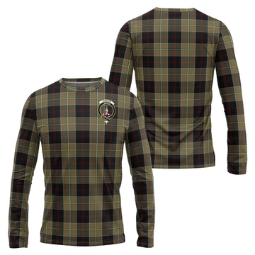 Dunlop Hunting Tartan Long Sleeve T-Shirt with Family Crest