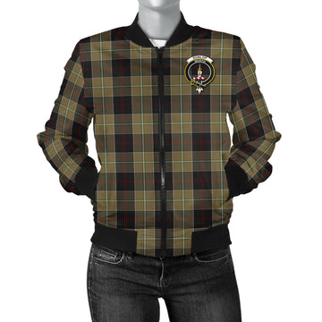 Dunlop Hunting Tartan Bomber Jacket with Family Crest