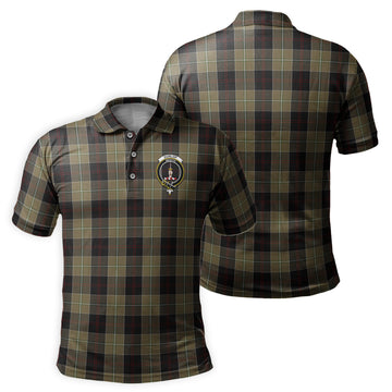 Dunlop Hunting Tartan Men's Polo Shirt with Family Crest