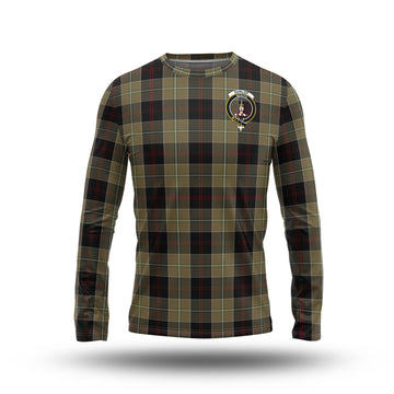 Dunlop Hunting Tartan Long Sleeve T-Shirt with Family Crest