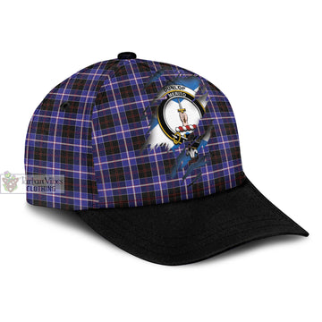 Dunlop Modern Tartan Classic Cap with Family Crest In Me Style