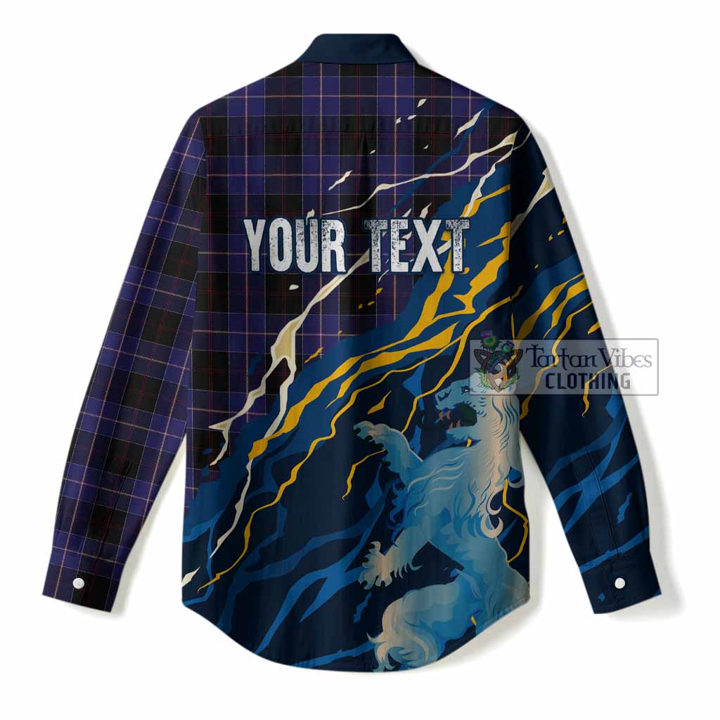 Dunlop Scotland Tartan Women Casual Shirt WC2026 Football - We'll Be Coming