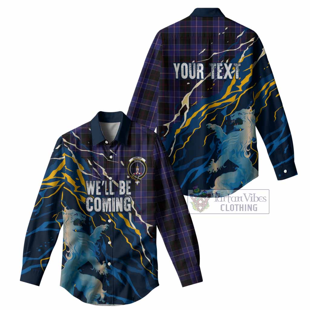 Dunlop Scotland Tartan Women Casual Shirt WC2026 Football - We'll Be Coming