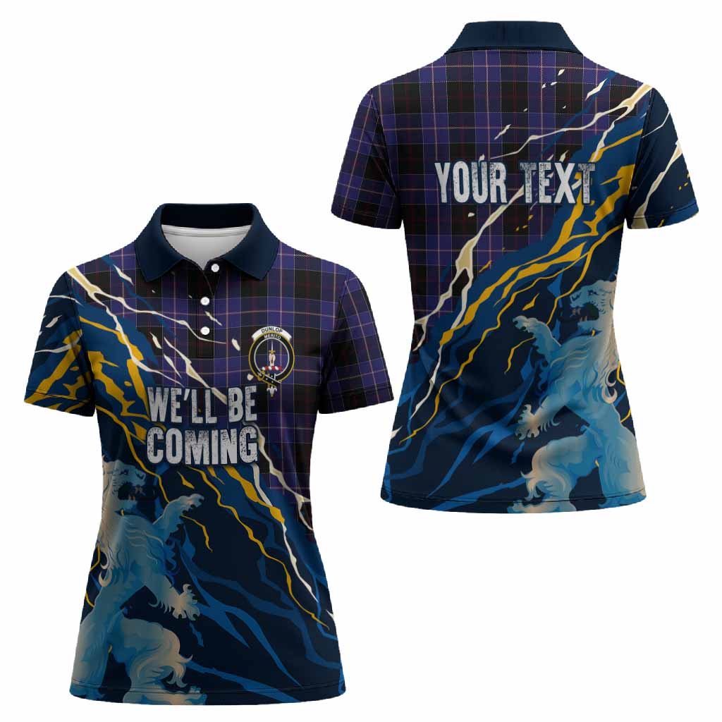 Dunlop Scotland Tartan Women Polo Shirt WC2026 Football - We'll Be Coming