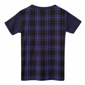 Dunlop Tartan Accent Kid T-shirt with Family Crest