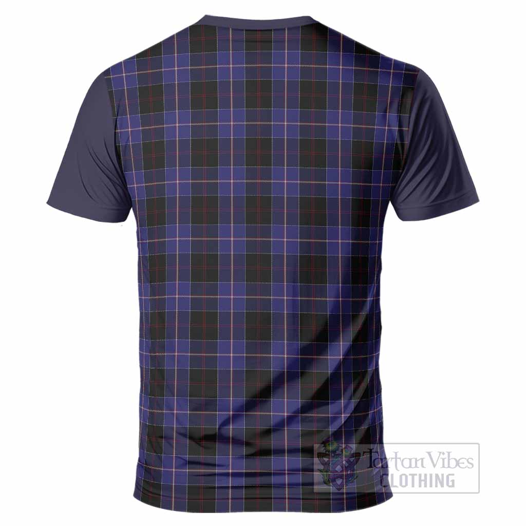 Dunlop Tartan Accent T-Shirt with Family Crest