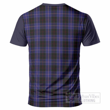 Dunlop Tartan Accent T-Shirt with Family Crest