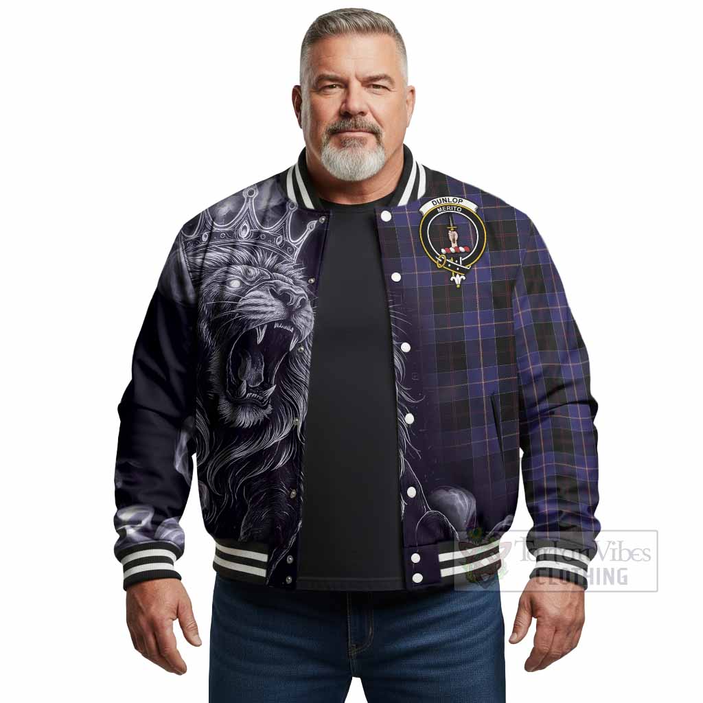 Dunlop Tartan Baseball Jacket Roaring Lion Heritage