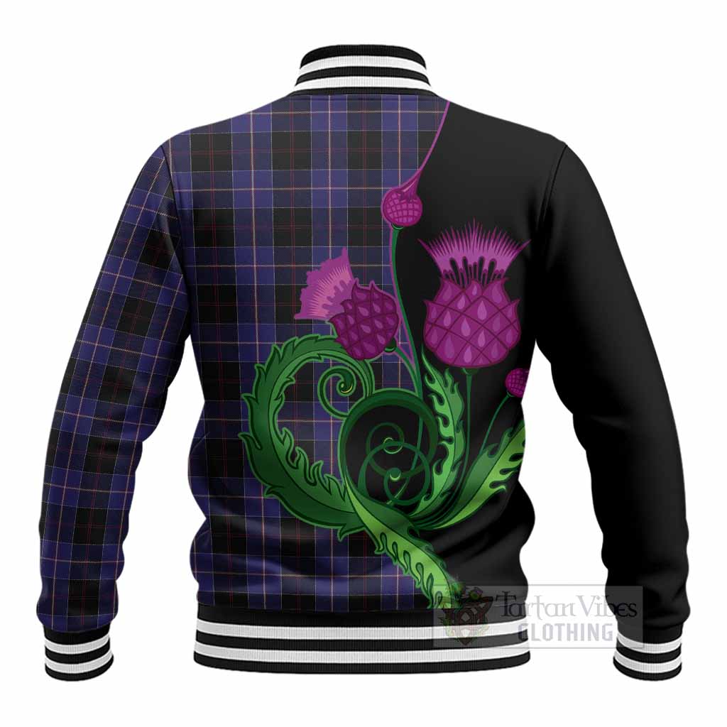 Dunlop Tartan Baseball Jacket Traditional Scottish Thistle
