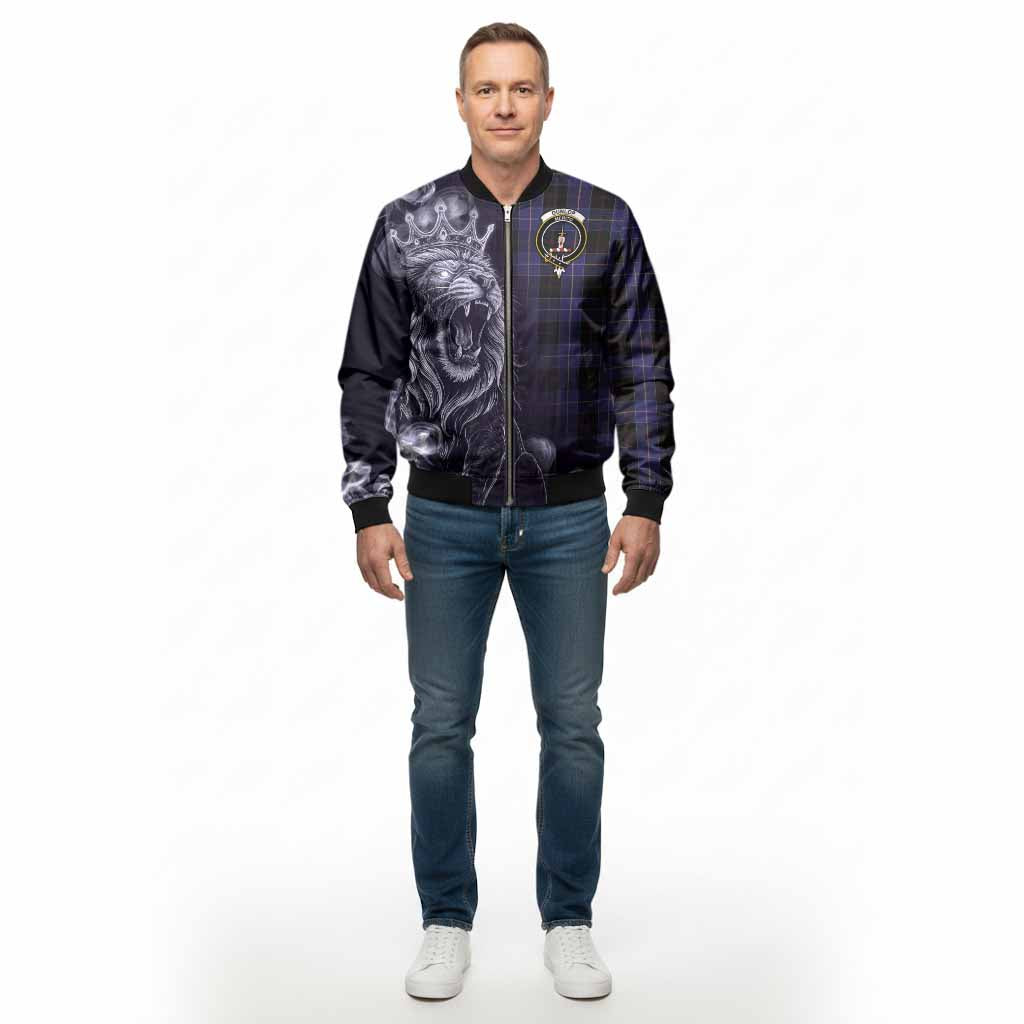 Dunlop Tartan Bomber Jacket Roaring Lion Heritage