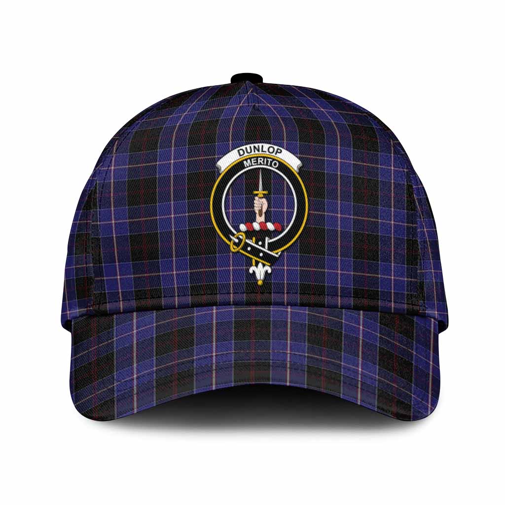 Dunlop Tartan Classic Cap with Family Crest