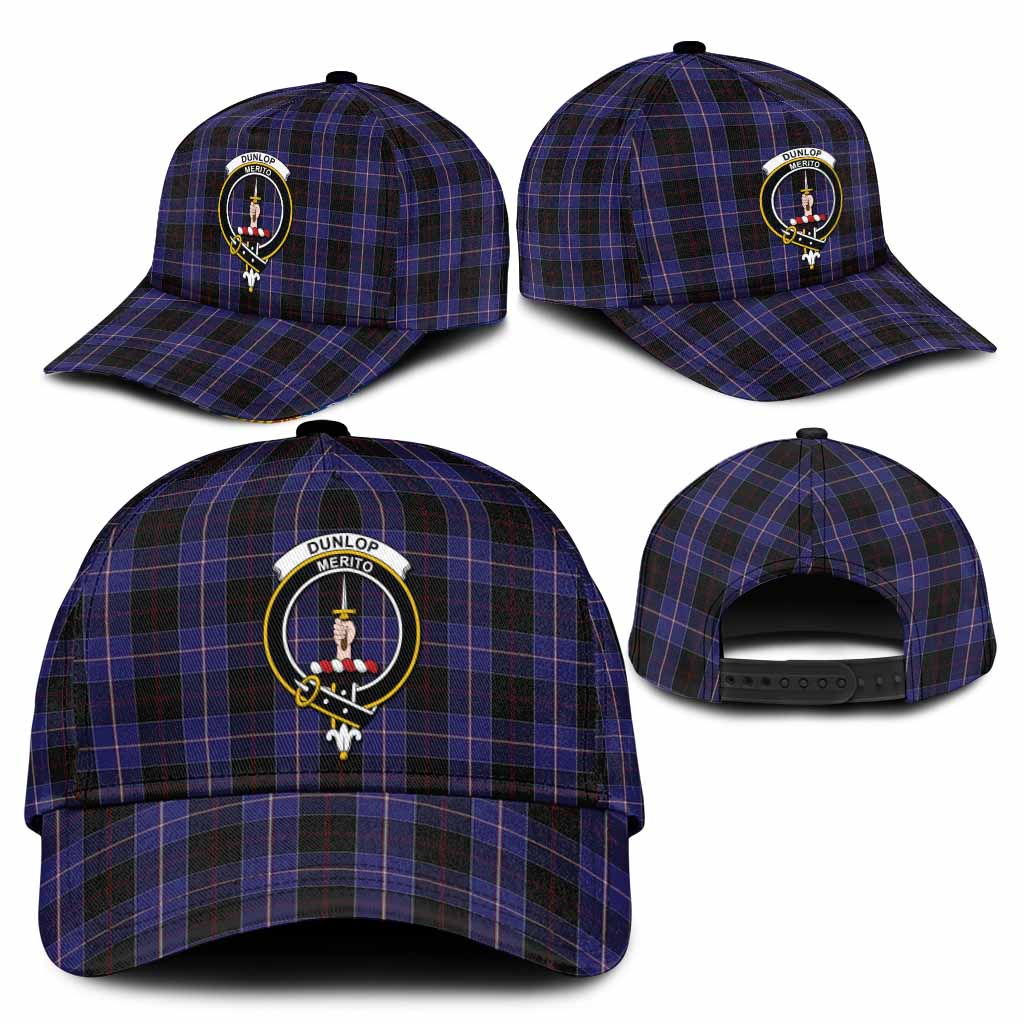 Dunlop Tartan Classic Cap with Family Crest