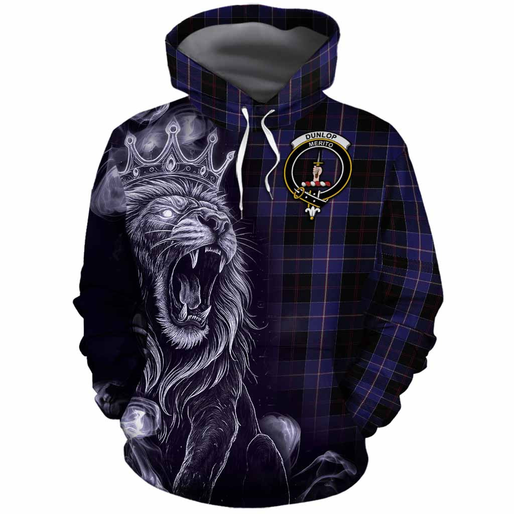 Dunlop Tartan Cotton Hoodie Roaring Lion Heritage