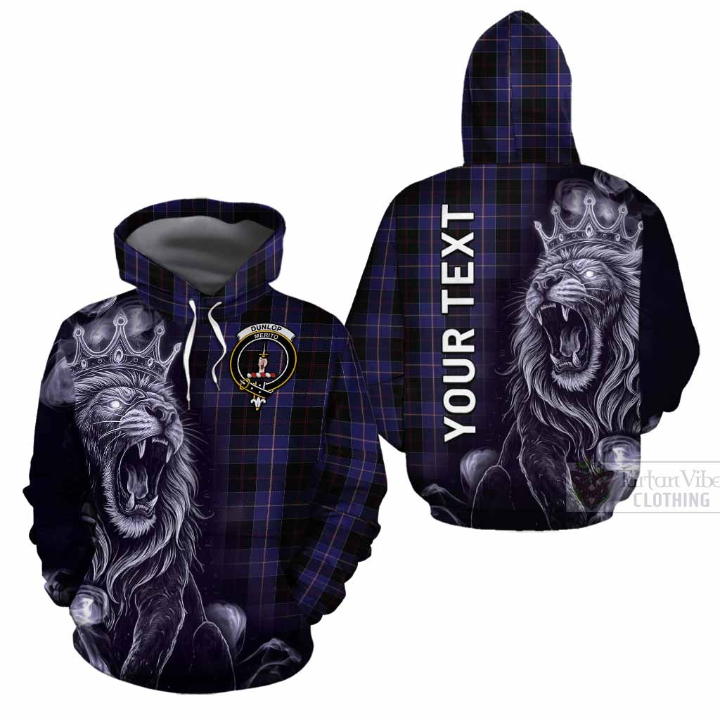 Dunlop Tartan Cotton Hoodie Roaring Lion Heritage