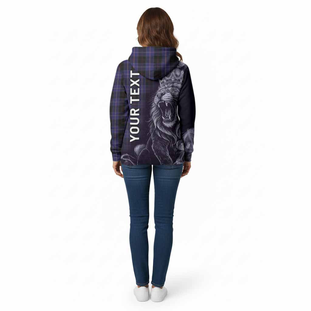 Dunlop Tartan Cotton Hoodie Roaring Lion Heritage