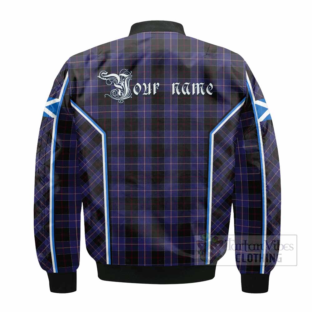 Dunlop Tartan Crest Bomber Jacket Scotland Coat of Arm Flag Style - Tartan Vibes Clothing
