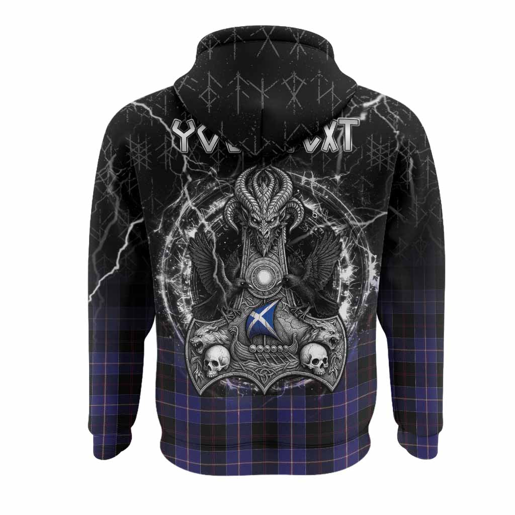 Dunlop Tartan Crest Hoodie Celtic Odin's Raven Legacy