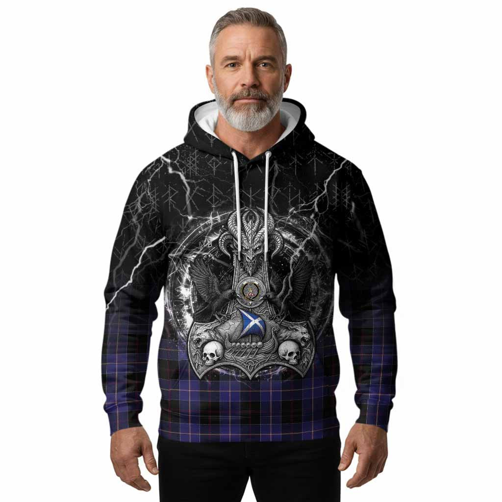Dunlop Tartan Crest Hoodie Celtic Odin's Raven Legacy