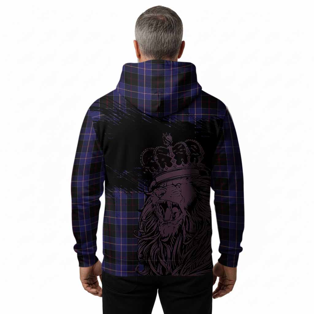 Dunlop Tartan Crest Hoodie Crowned Lion Heritage Style