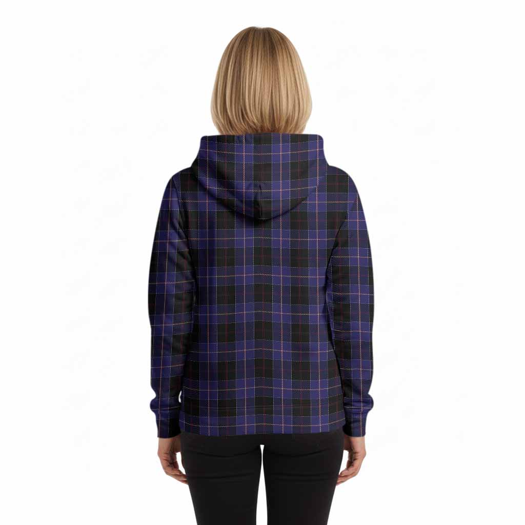 Dunlop Tartan Crest Hoodie Ferocious Lion Style